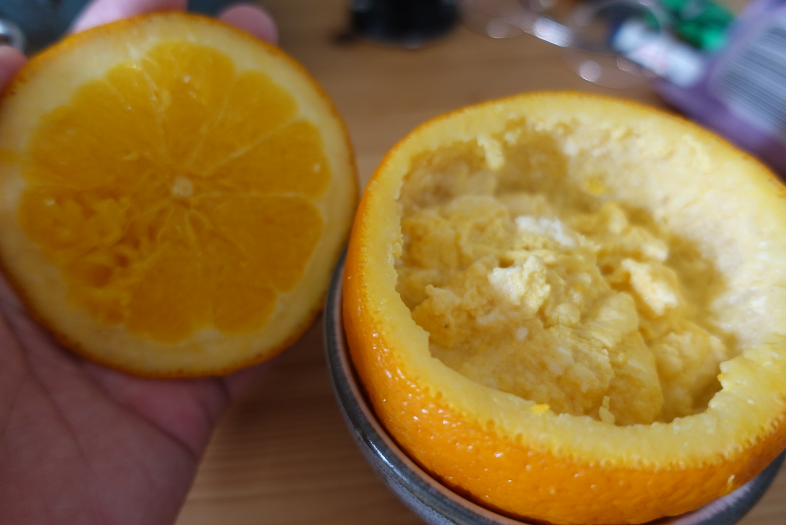 Orange Egg Custard (橙子鸡蛋羹)