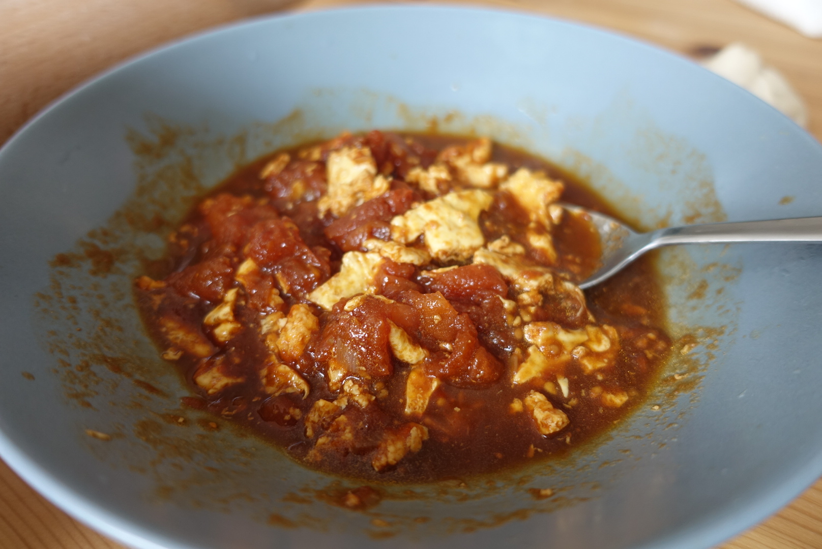 Stir-fried Tomato and Scrambled Eggs (番茄炒蛋)