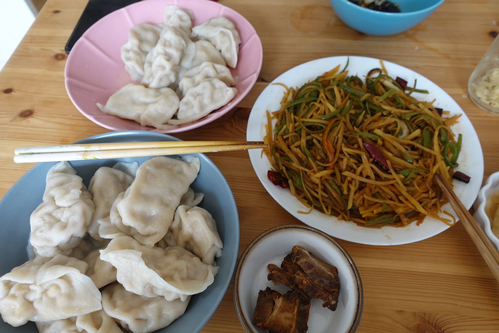 Pork and Corn Dumplings (猪肉玉米水饺)