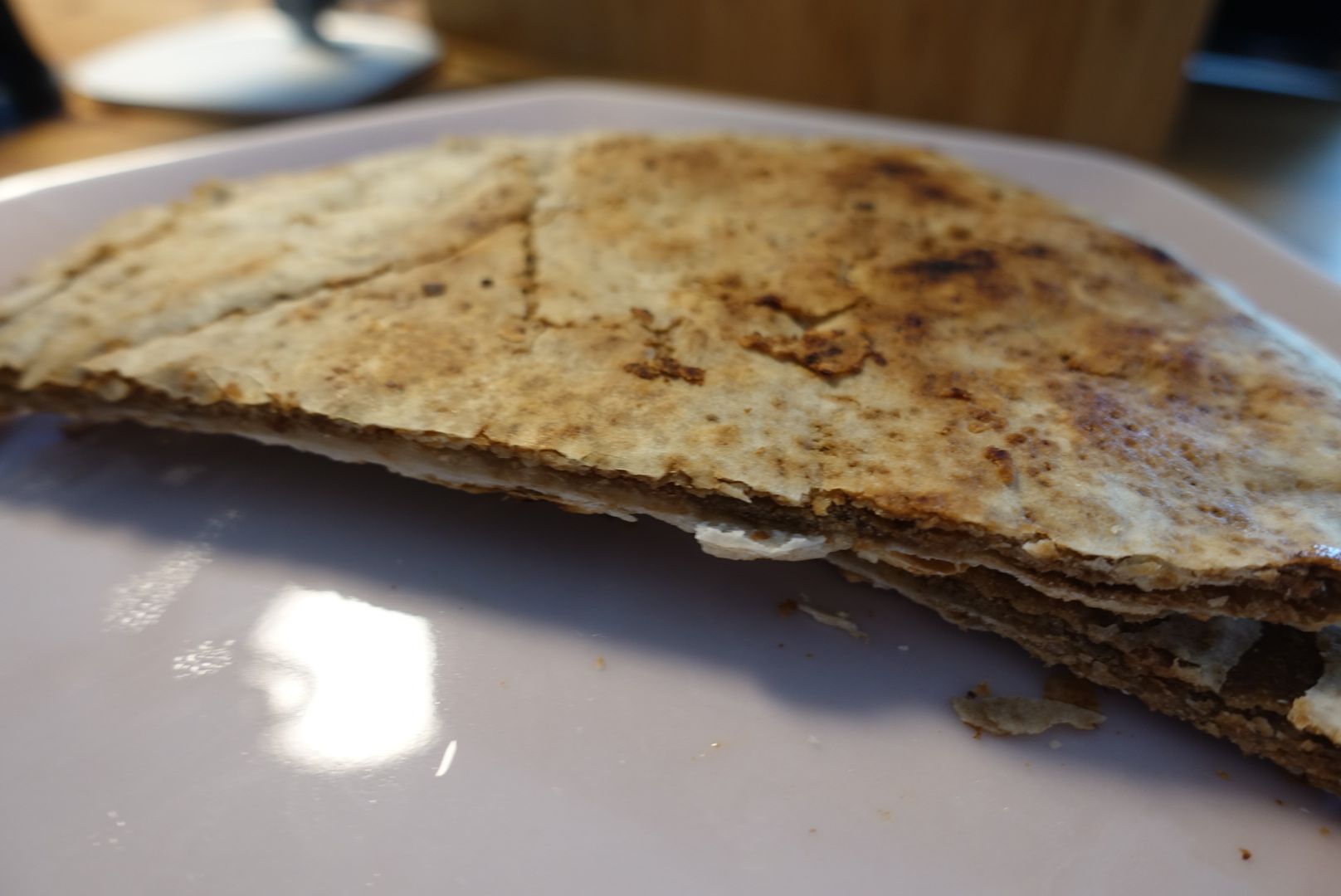 Brown Sugar Pie with Sesame Paste